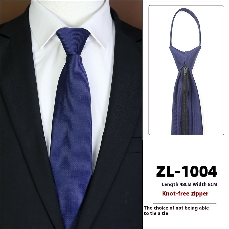Men's Formal Wear Business Zipper Tie-free 5 Men's Formal Wear Business Zipper Tie-free - Image 5
