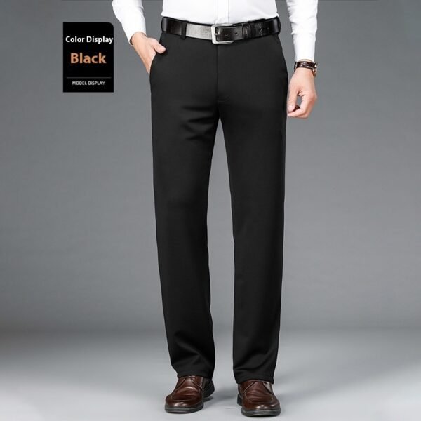 Men's Edit — Business Suit Men Ice Silk Pants