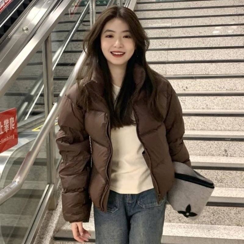 Womens Short Loose-fitting Winter Cotton-padded Coat For Petite Women 5 Womens Short Loose-fitting Winter Cotton-padded Coat For Petite Women - Image 5