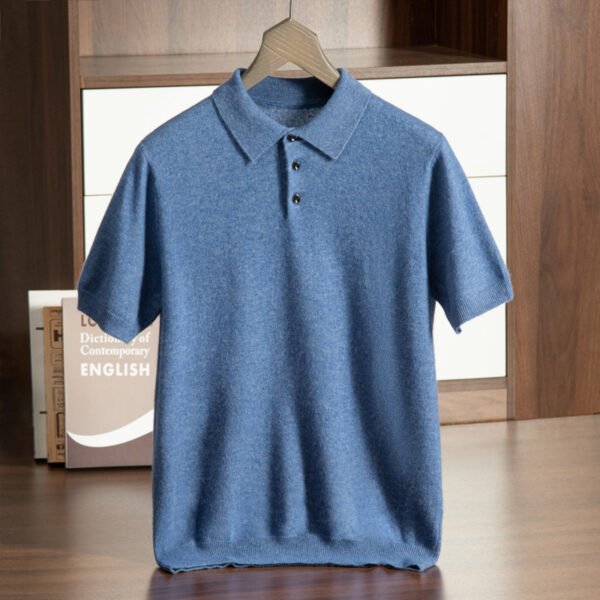 Men's Edit — Men's Summer Polo Business Short-Sleeved Knit