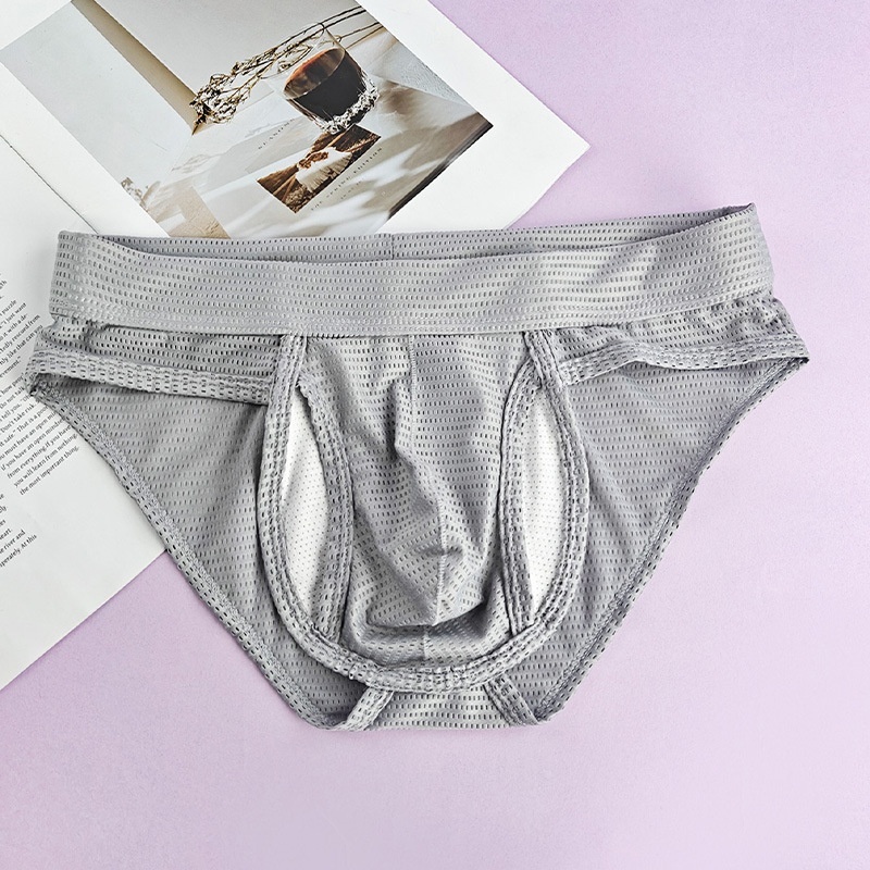 Underwear Mesh | Men's Breathable Low-Rise Sexy Slips 5 Underwear Mesh | Men's Breathable Low-Rise Sexy Slips - Image 5