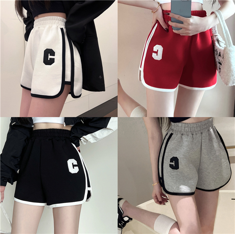 Athletic Shorts High Waisted Loose Fit Varsity Shorts 6 Athletic Shorts High Waisted Loose Fit Varsity Shorts - Image 6