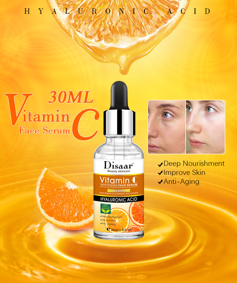 Hyaluronic Acid Vitamin C Face Serum Whitening Glow Boost 3 Hyaluronic Acid Vitamin C Face Serum Whitening Glow Boost - Image 3