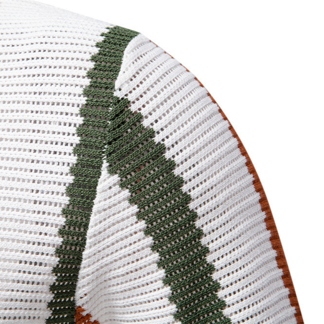 Breathable Hollow Men's Short-sleeved Polo Shirt Sweater 5 Breathable Hollow Men's Short-sleeved Polo Shirt Sweater - Image 5