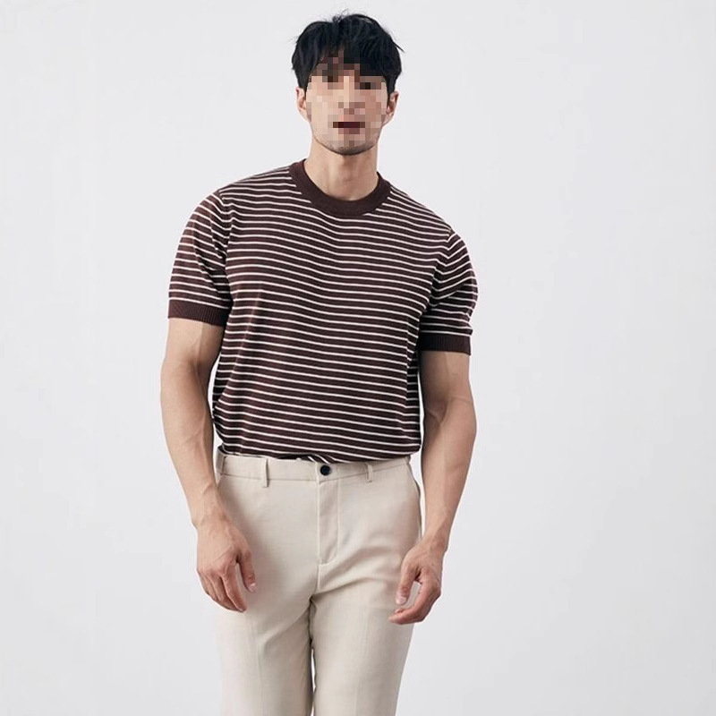 summer knit High-grade Emerald Round Neck Knitted Top 7 summer knit High-grade Emerald Round Neck Knitted Top - Image 7