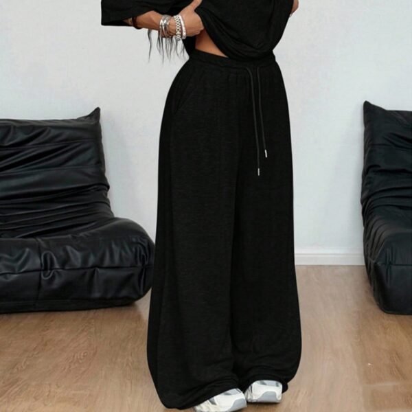 Summer Collection — Wide Leg Joggers High Waisted Loose Fit Pants