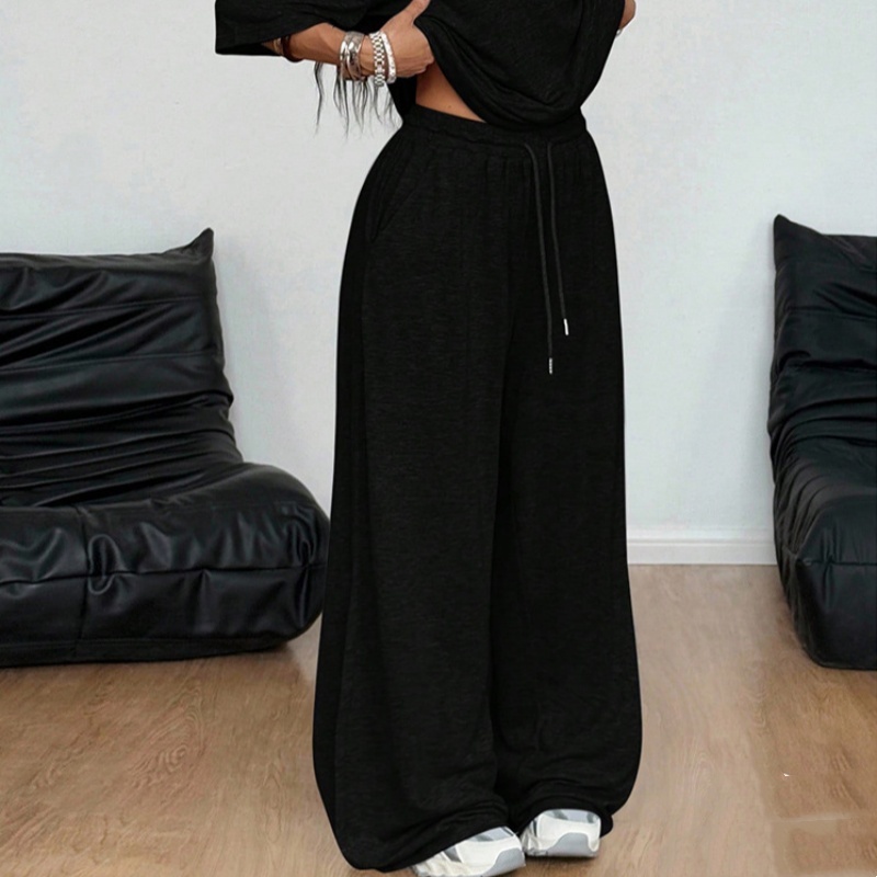 Wide Leg Joggers High Waisted Loose Fit Casual Pants 1 Wide Leg Joggers