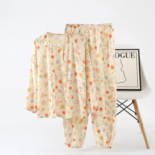 Floral Cotton Pajama Set