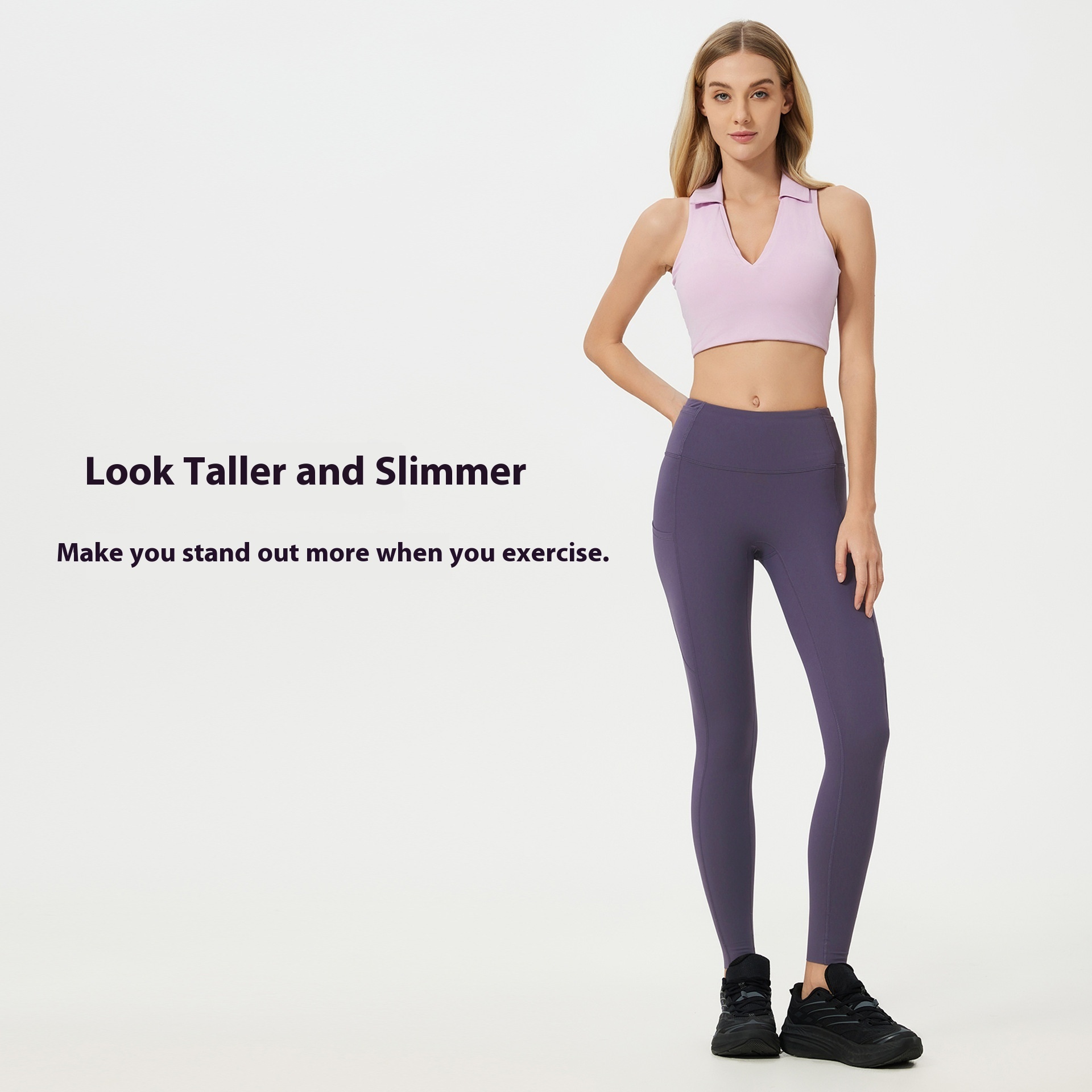 High Waist Yoga Pants Abdominal Shaping & Slimming Tights 4 High Waist Yoga Pants Abdominal Shaping & Slimming Tights - Image 4