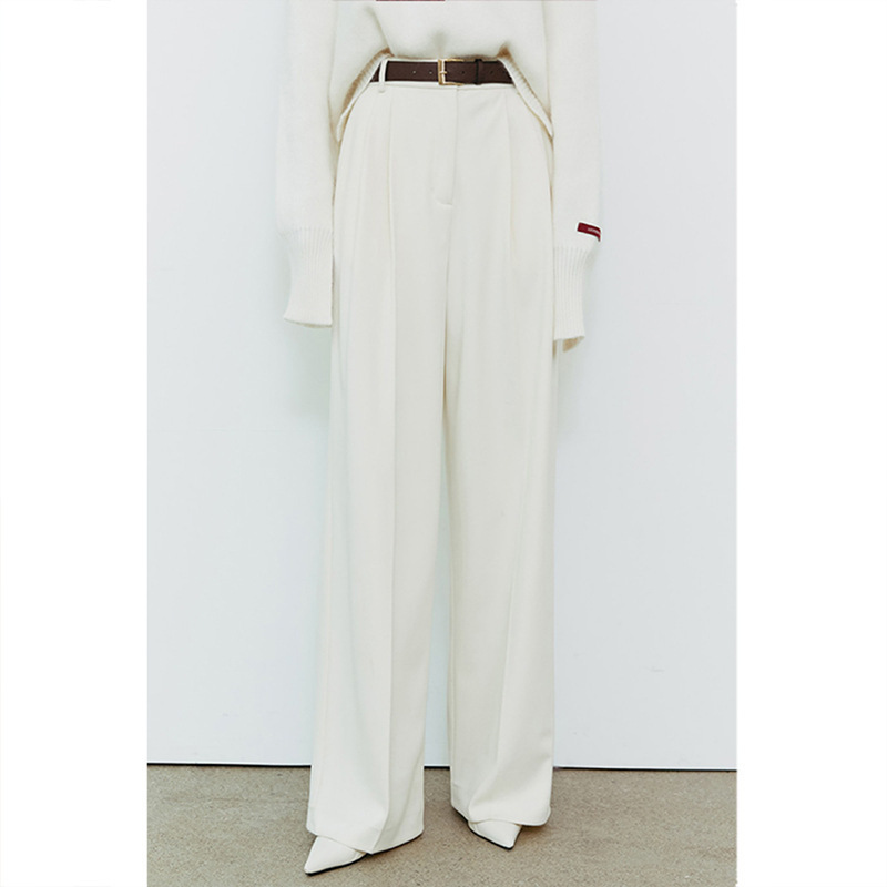 Pant Suits for Women Black Wide Leg Tailored Trousers 5 Pant Suits for Women Black Wide Leg Tailored Trousers - Image 5