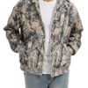 mens streetwear Camouflage Zip-Up Hoodie Men's Camo Coat