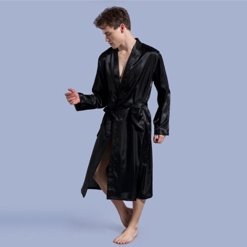 Men's Silk Robe