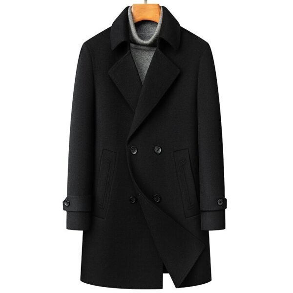 The Resort Edit — Winter Trench Coat Double-Breasted Wool & Down Overcoat