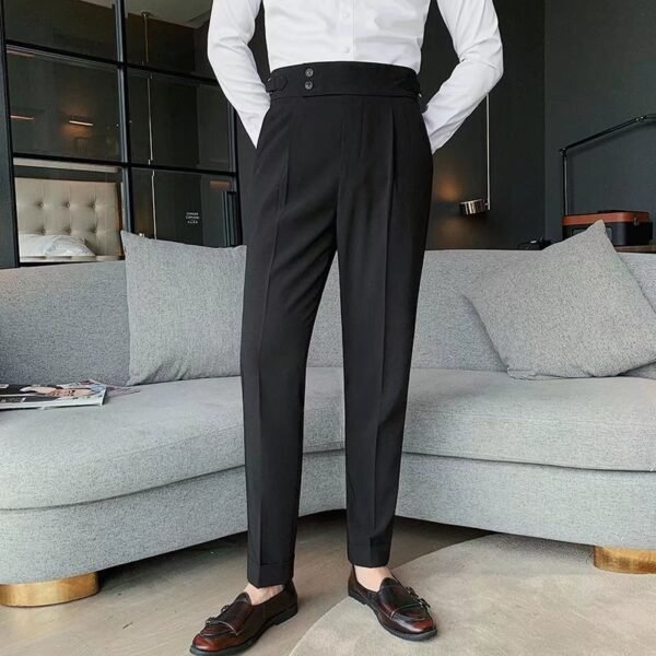Summer Collection — Straight Leg Suit Pants Mens Summer Outfits & Cropped Style