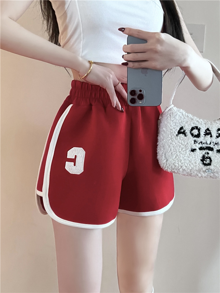 Athletic Shorts High Waisted Loose Fit Varsity Shorts 8 Athletic Shorts High Waisted Loose Fit Varsity Shorts - Image 8
