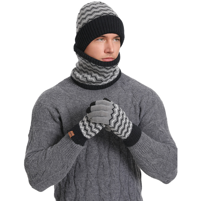 Men's Winter Warm Neck Warmer Cold-proof Knitted Hat 7 Men's Winter Warm Neck Warmer Cold-proof Knitted Hat - Image 7