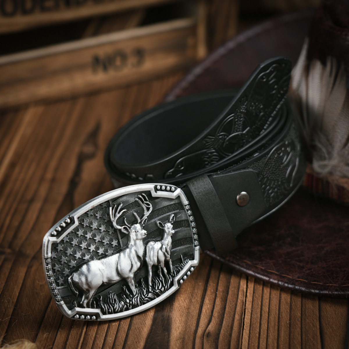 Punk Leather PU Leather Denim Trend Belt 8 Punk Leather PU Leather Denim Trend Belt - Image 8