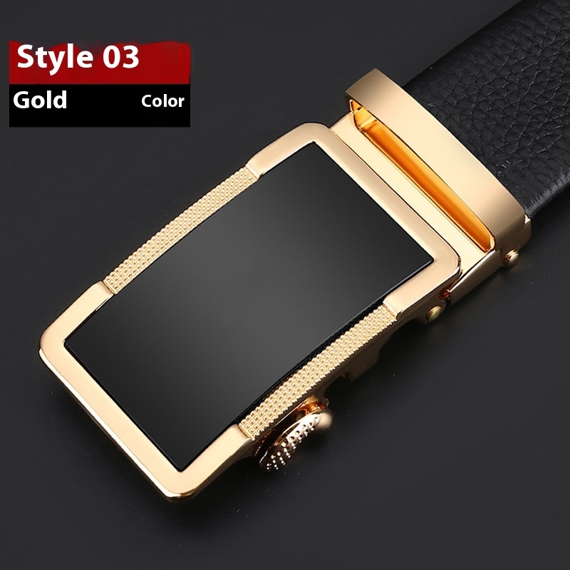 Men's Leather Comfort Click Pant Belt 3 Men's Leather Comfort Click Pant Belt - Image 3