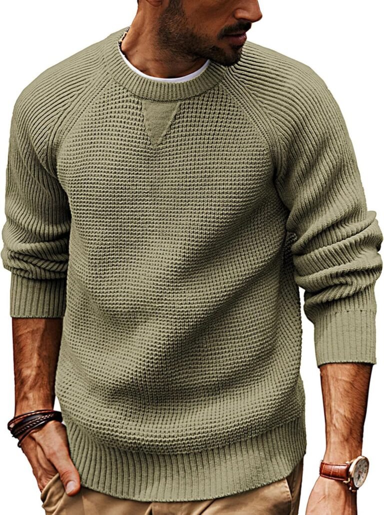 men's oversized crewneck sweater — Men's Sweater Retro Heavyweight Oversized Crewneck Jumper | Regal Wear
