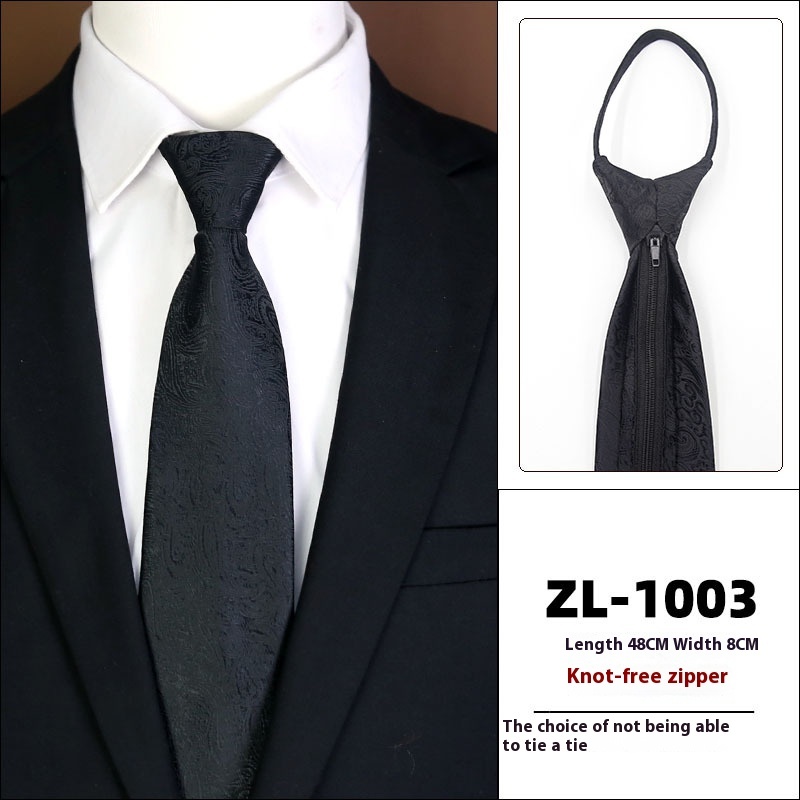 Men's Formal Wear Business Zipper Tie-free 10 Men's Formal Wear Business Zipper Tie-free - Image 10
