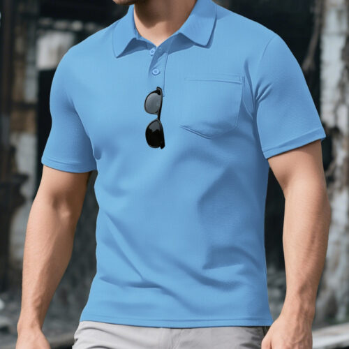 Men's Loose Short Sleeve Lapel Sport Casual