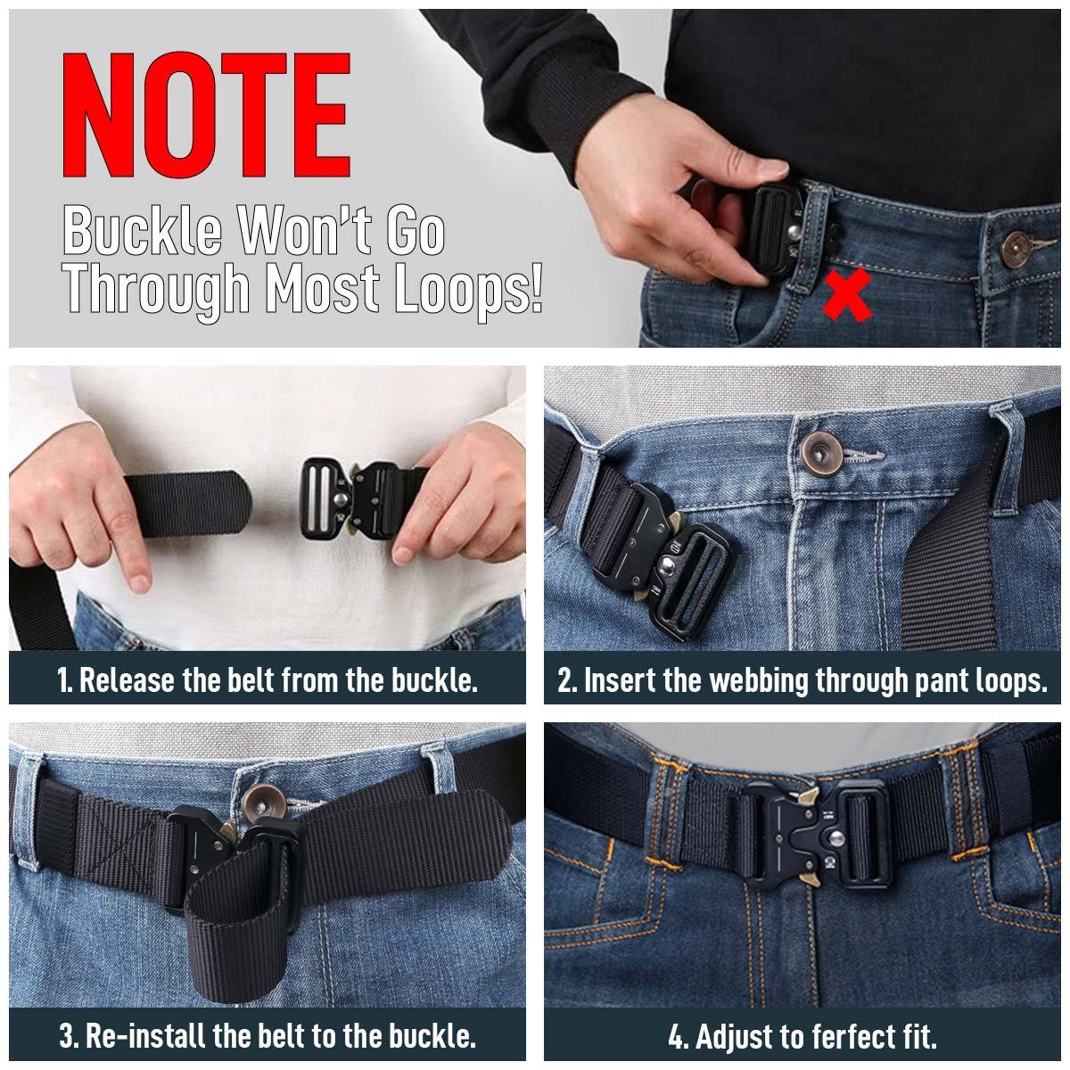 Men Multifunction Nylon Military Tactical Adjustable Waist Belt Quick Release Belt 5 Men Multifunction Nylon Military Tactical Adjustable Waist Belt Quick Release Belt - Image 5