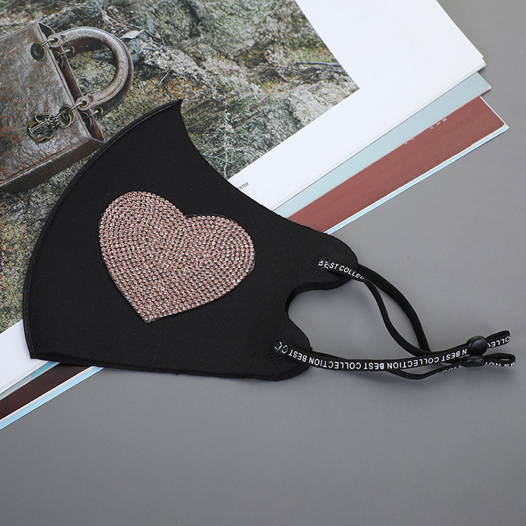 Rhinestone Smiley Butterfly Pattern Sun Block And Dustproof Mask 8 Rhinestone Smiley Butterfly Pattern Sun Block And Dustproof Mask - Image 8