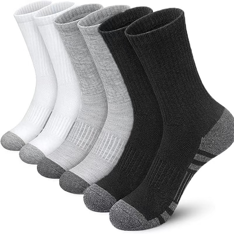 Color Matching Athletic Socks Plus Size Basketball Mid Tube Cotton Breathable 4 Color Matching Athletic Socks Plus Size Basketball Mid Tube Cotton Breathable - Image 4