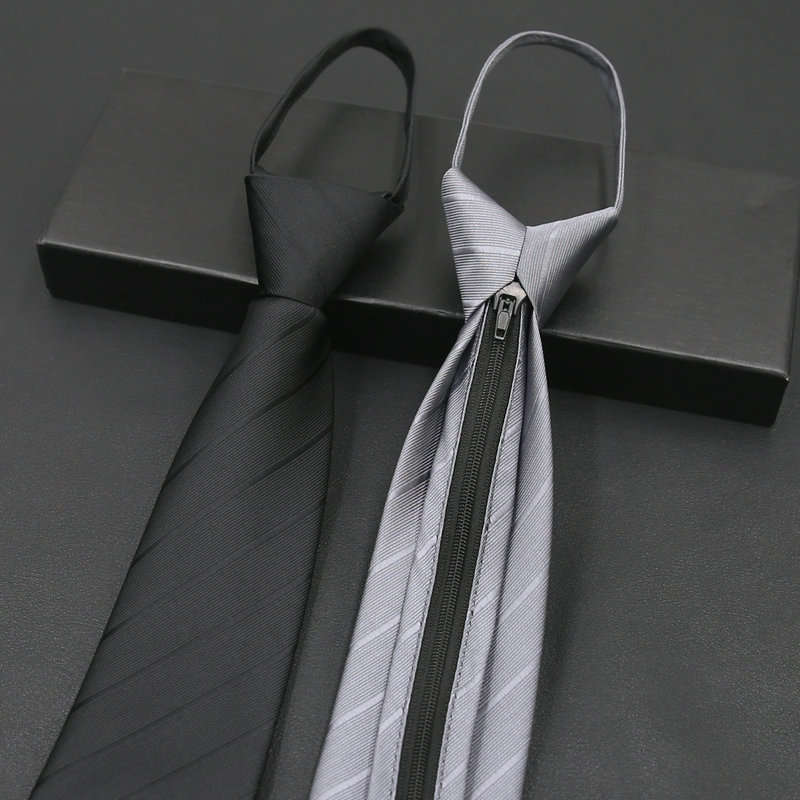 Men's Formal Wear Business Zipper Tie-free 3 Men's Formal Wear Business Zipper Tie-free - Image 3