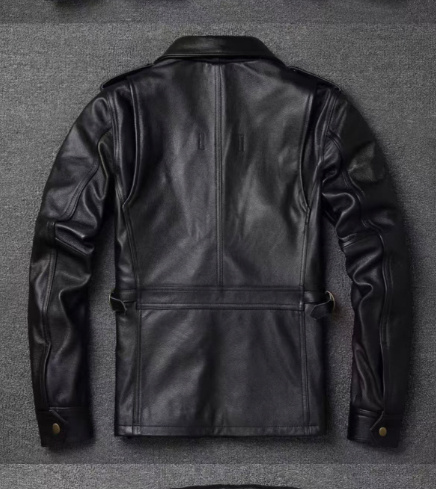 Autumn And Winter Workwear Leather Jacket For Men 3 Autumn And Winter Workwear Leather Jacket For Men - Image 3