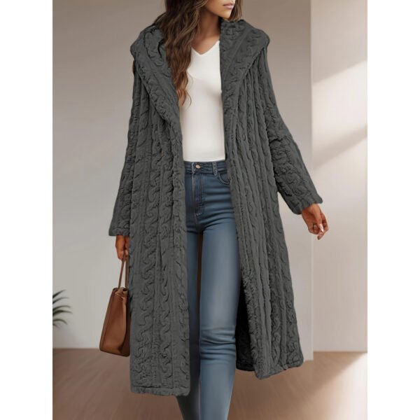 The Resort Edit — Women's Long Sleeve Hooded Wool Coat
