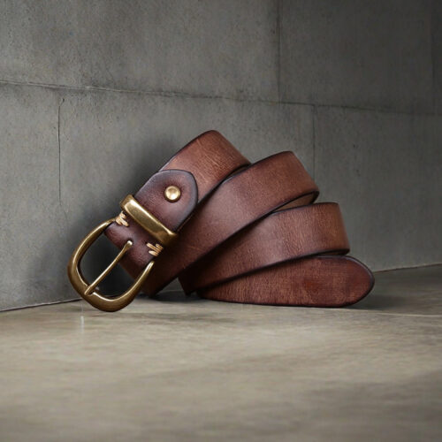 Belt First Layer Pure Cattlehide Men's Casual Jeans Belt