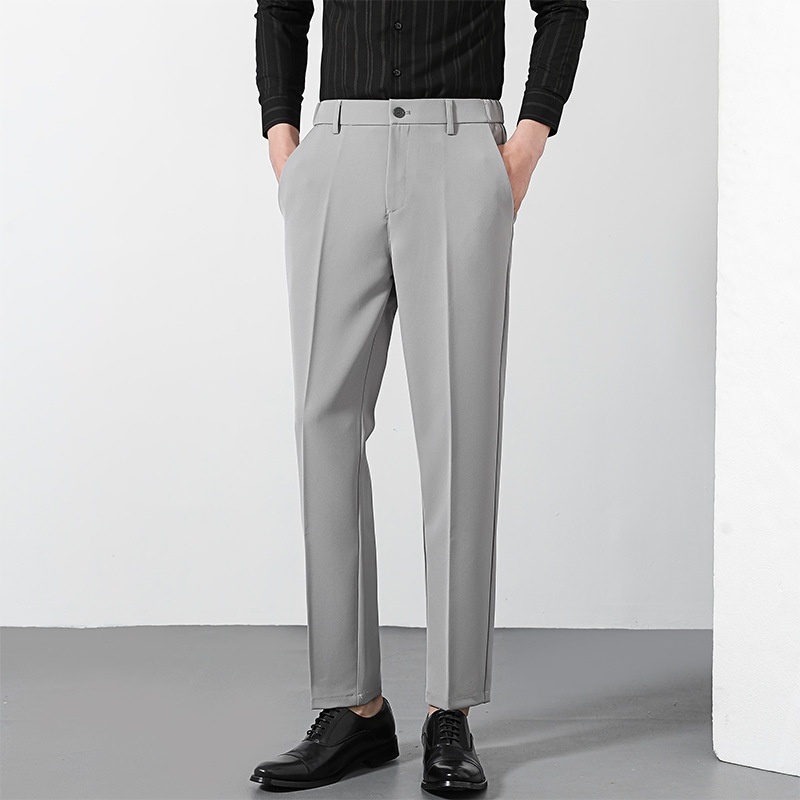 New Suit Pants Men's Ninth Casual Straight Pants 9 New Suit Pants Men's Ninth Casual Straight Pants - Image 9