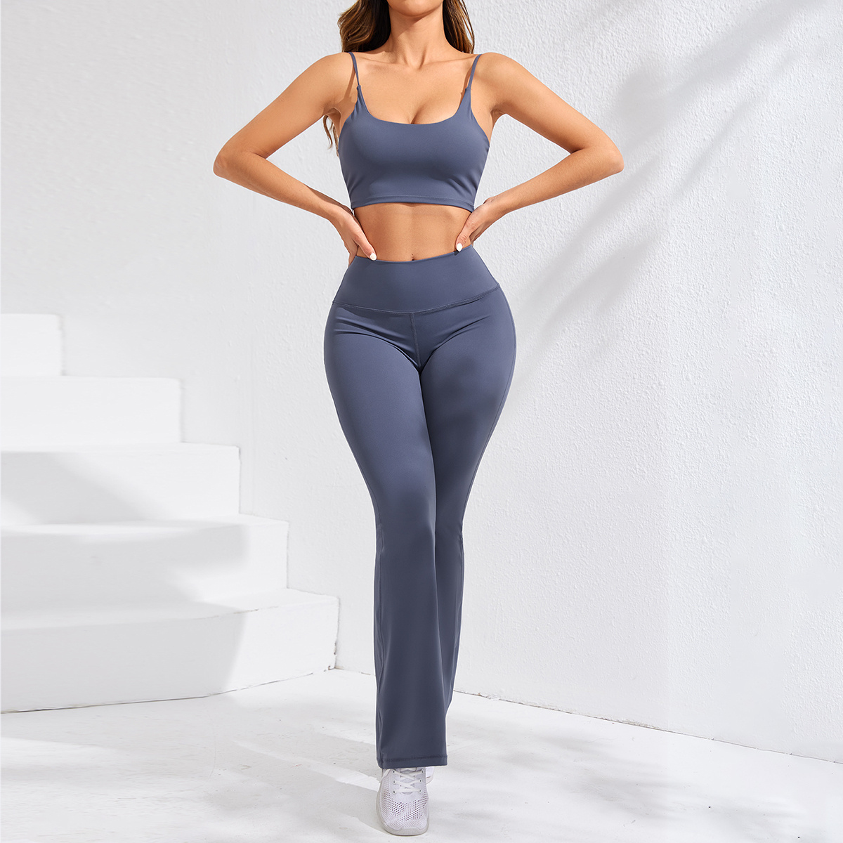 Yoga Leggings High Waist Flare Butt Lifting Pants 1 Yoga Leggings