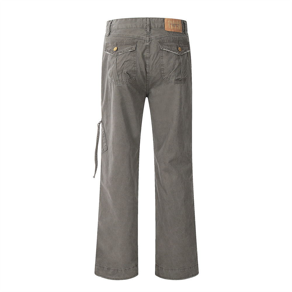 American Multi-pocket Cargo Pants Men 2 American Multi-pocket Cargo Pants Men - Image 2