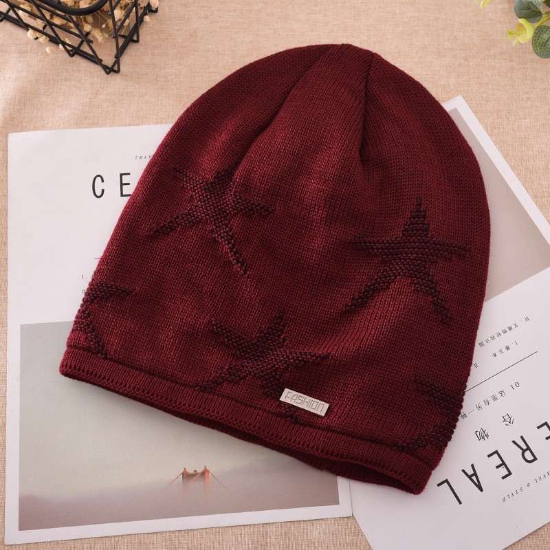 Men's Fashion Knitted Outdoor Warm Woolen Cap 8 Men's Fashion Knitted Outdoor Warm Woolen Cap - Image 8