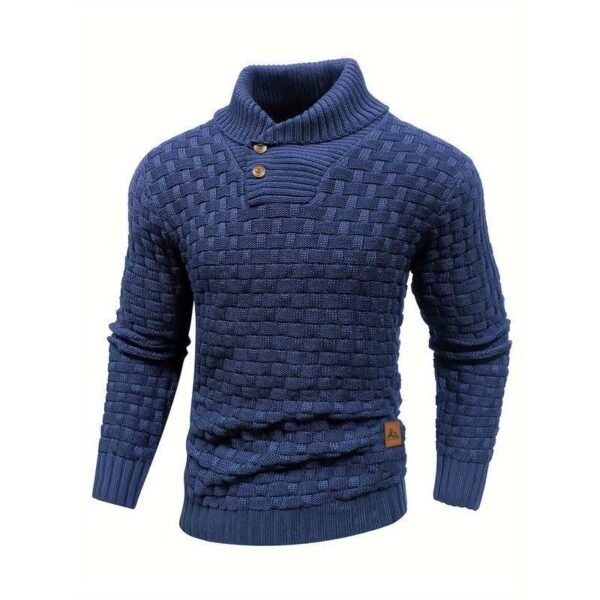 Men's Edit — Men's Plaid High-Elasticity Sweater