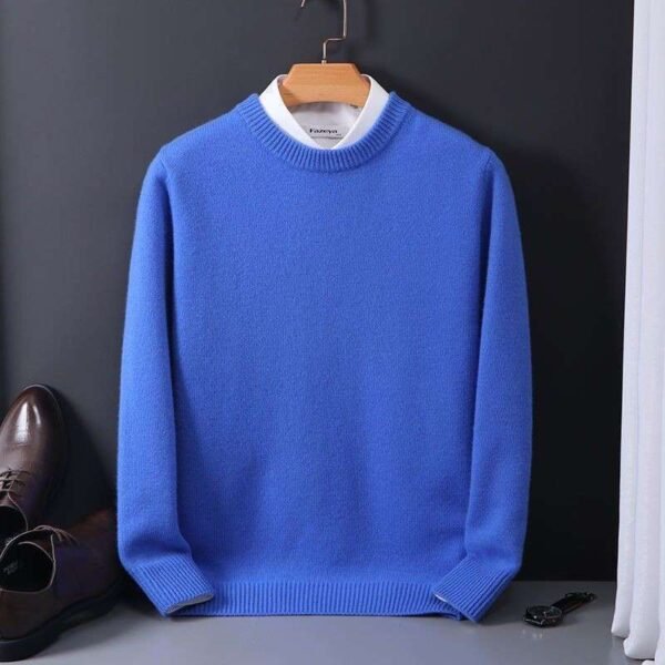 The Resort Edit — Men's Crew-Neck Knitted Base-Layer Slim-Fit Sweater