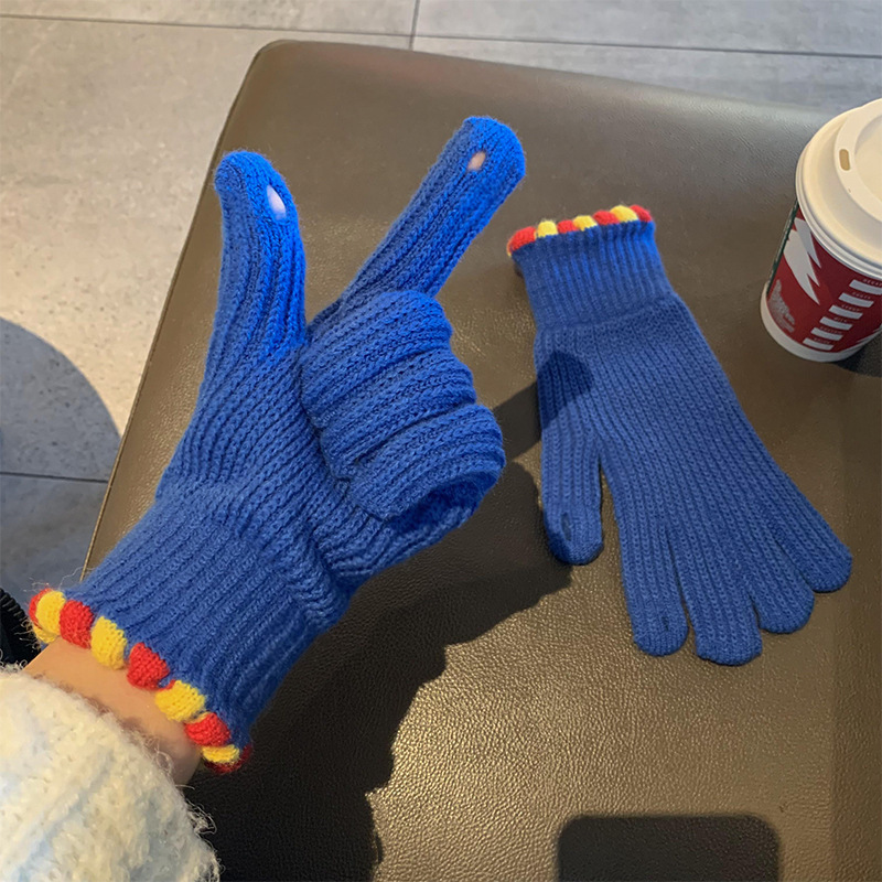 Winter Fingerless Knitted Gloves Touchscreen Warm Windproof 10 Winter Fingerless Knitted Gloves Touchscreen Warm Windproof - Image 10