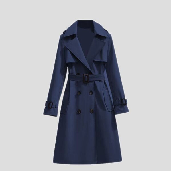 Summer Collection — Mid-Length Temperament Trench Coat