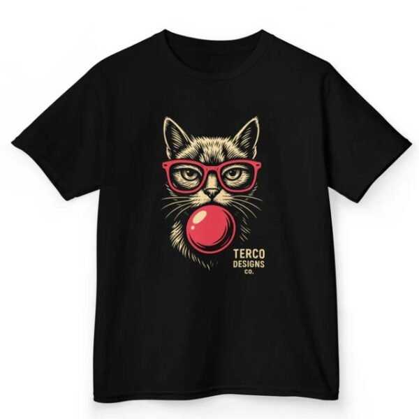 Men's Edit — Cat T Shirt Bubblegum Pop Art 3D Printed Men's Top