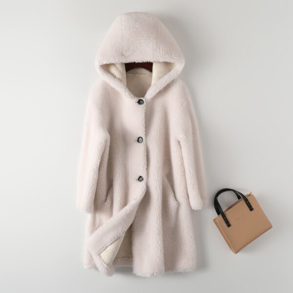 The Resort Edit — Women's Hooded Lambswool Warm Coat