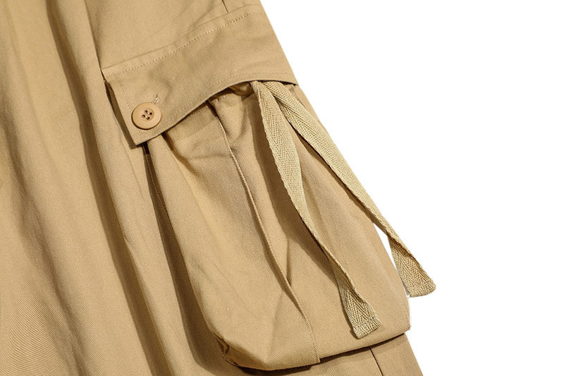 Retro Multi-pocket Straight Cargo Pants Men 8 Retro Multi-pocket Straight Cargo Pants Men - Image 8