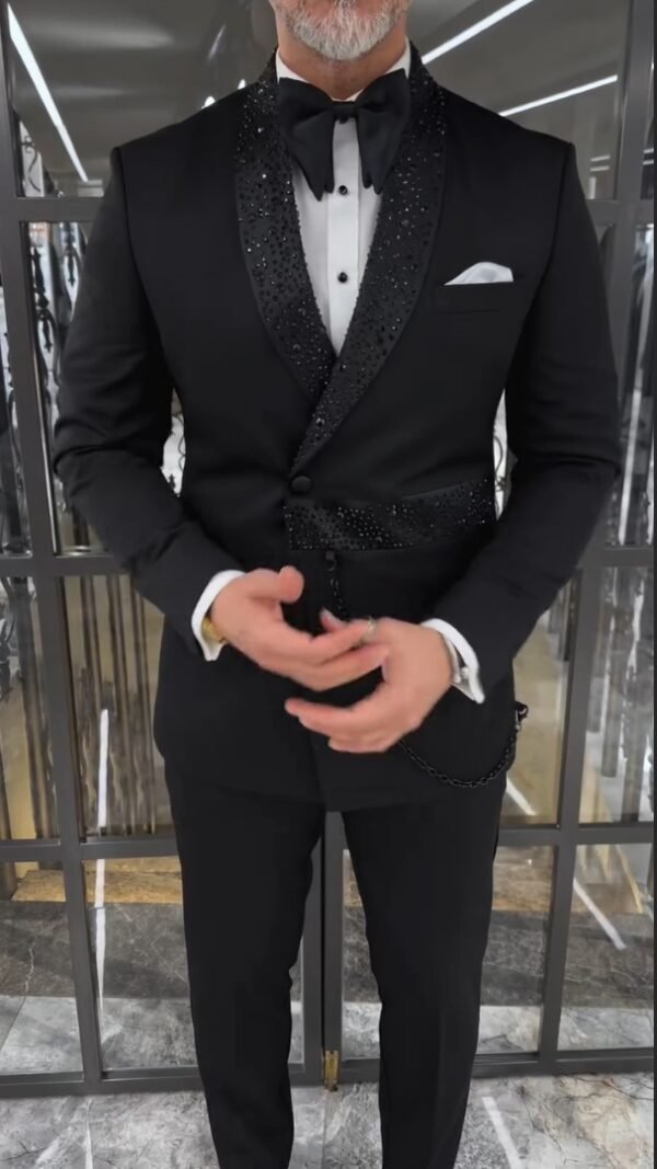 The Resort Edit — Tuxedo Blazer Special Slim Fit Jacket with Chain