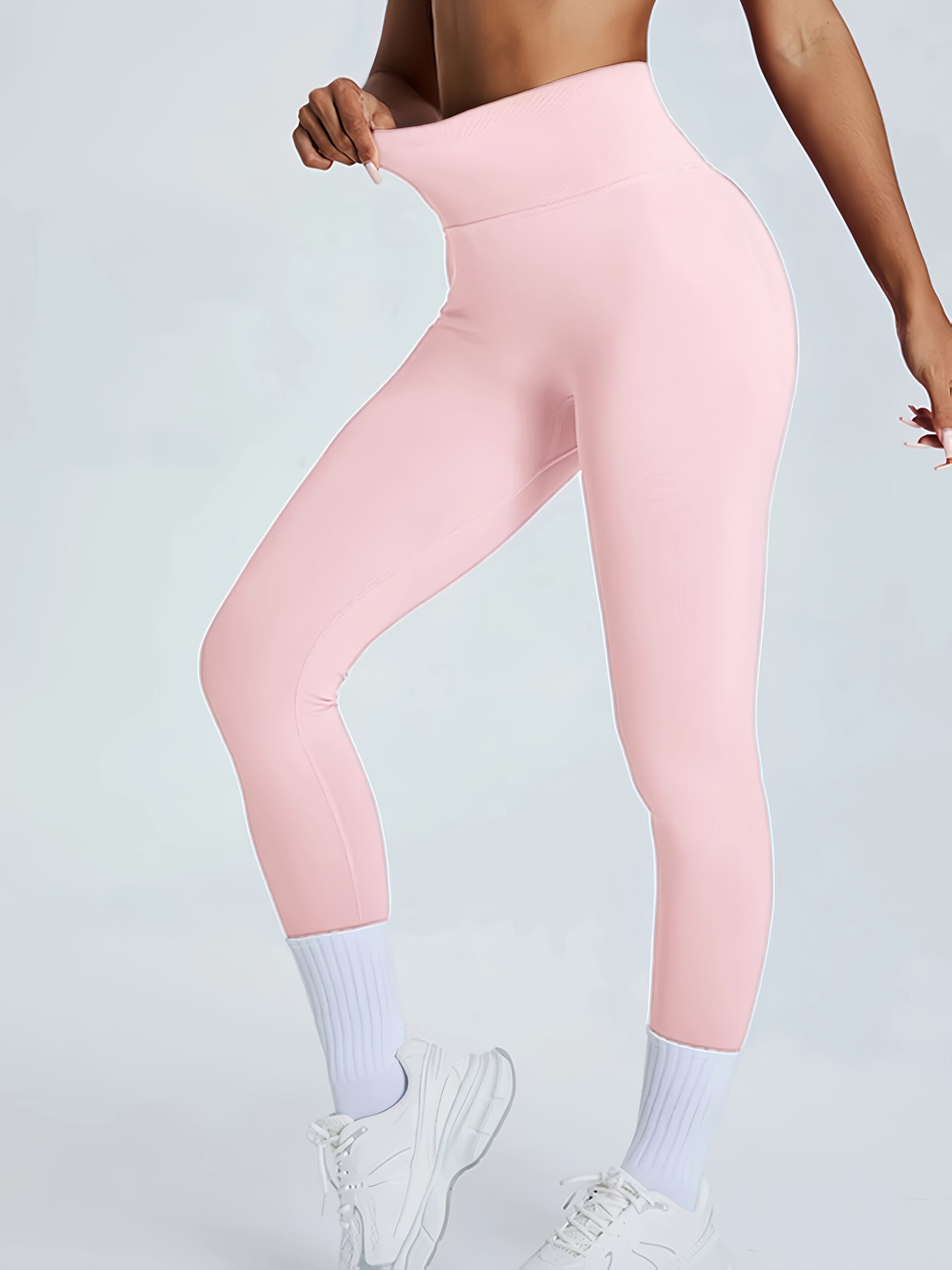 High Waisted Yoga Pants Seamless Butt Lifting Leggings 4 High Waisted Yoga Pants Seamless Butt Lifting Leggings - Image 4