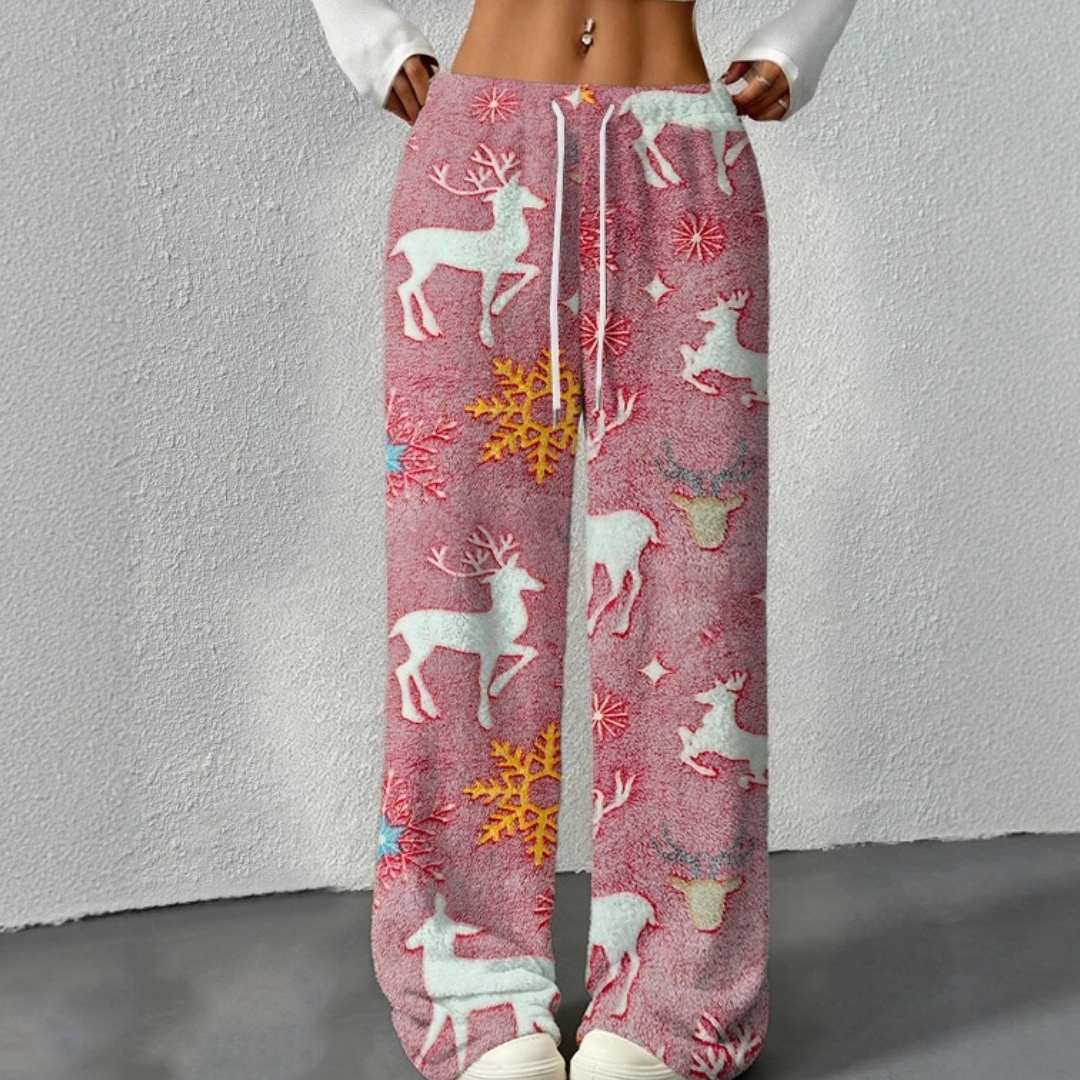 Thermal Fleece Lined Pants Festive Warm Winter Joggers 1 Thermal Fleece Lined Pants