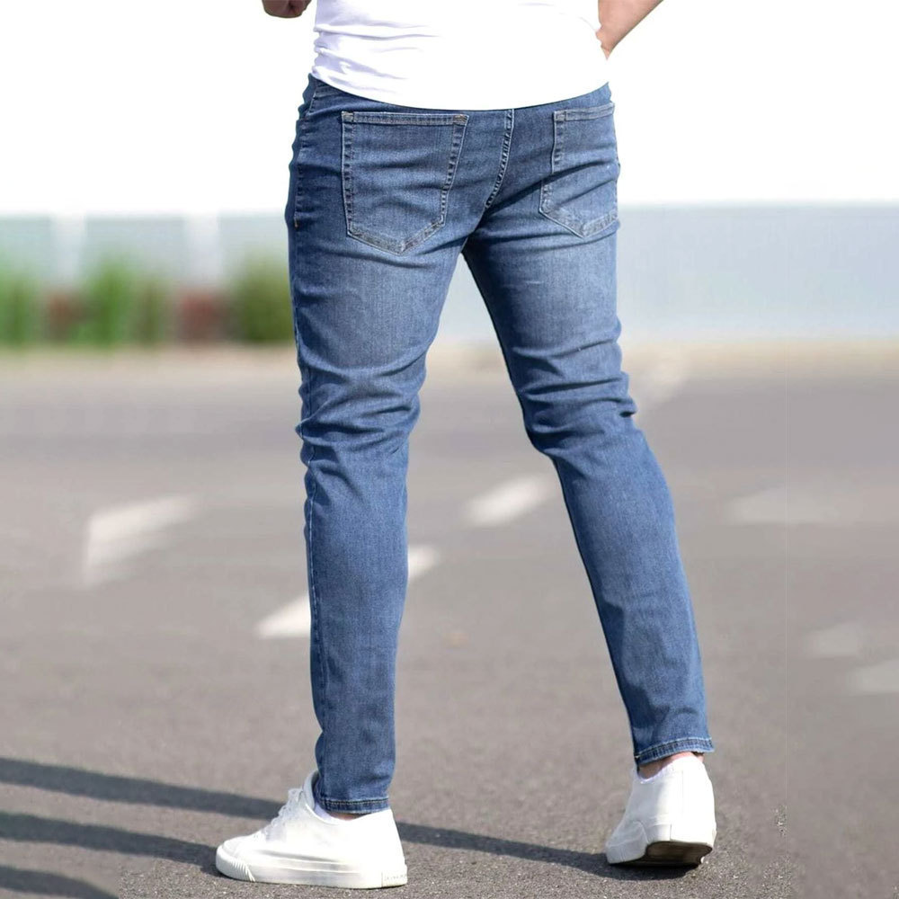 Mens Summer Outfits Slim Fit Ripped Jeans Distressed Denim 6 Mens Summer Outfits Slim Fit Ripped Jeans Distressed Denim - Image 6