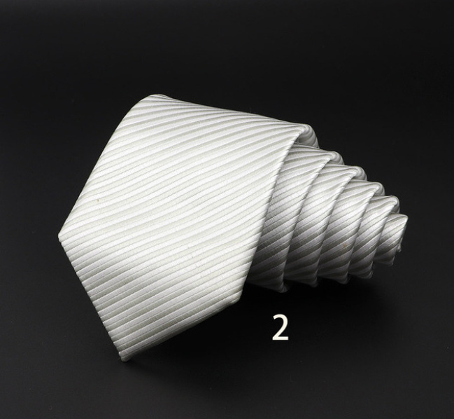 Men's Striped British Gentleman Polyester Fiber Tie 2 Men's Striped British Gentleman Polyester Fiber Tie - Image 2