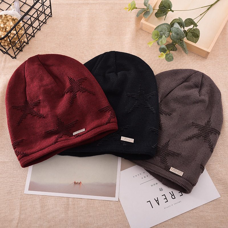 Men's Fashion Knitted Outdoor Warm Woolen Cap 6 Men's Fashion Knitted Outdoor Warm Woolen Cap - Image 6