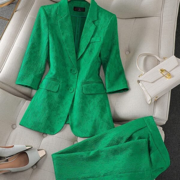 The Resort Edit — Half Sleeve Blazer and Pant Suit Jacket